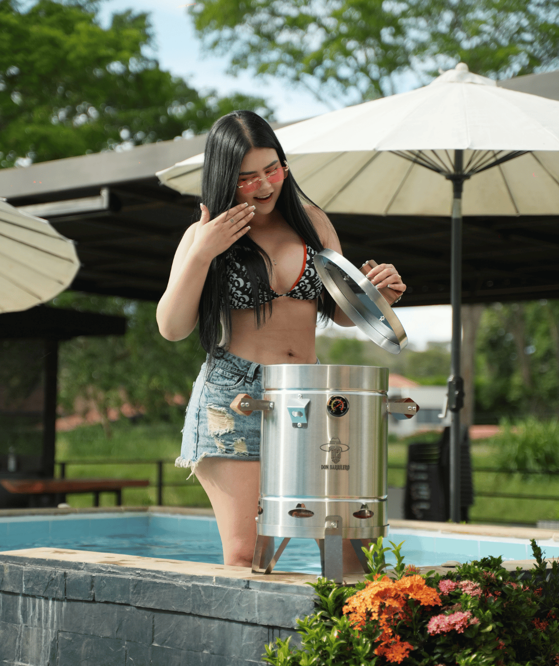 BARRIL ASADOR-AHUMADOR 12 LB PREMIUN