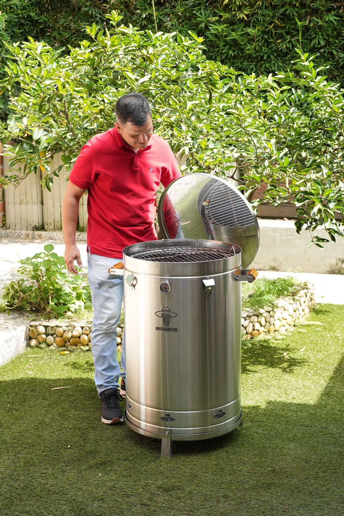 BARRIL ASADOR-AHUMADOR 80 a 100 LIBRAS