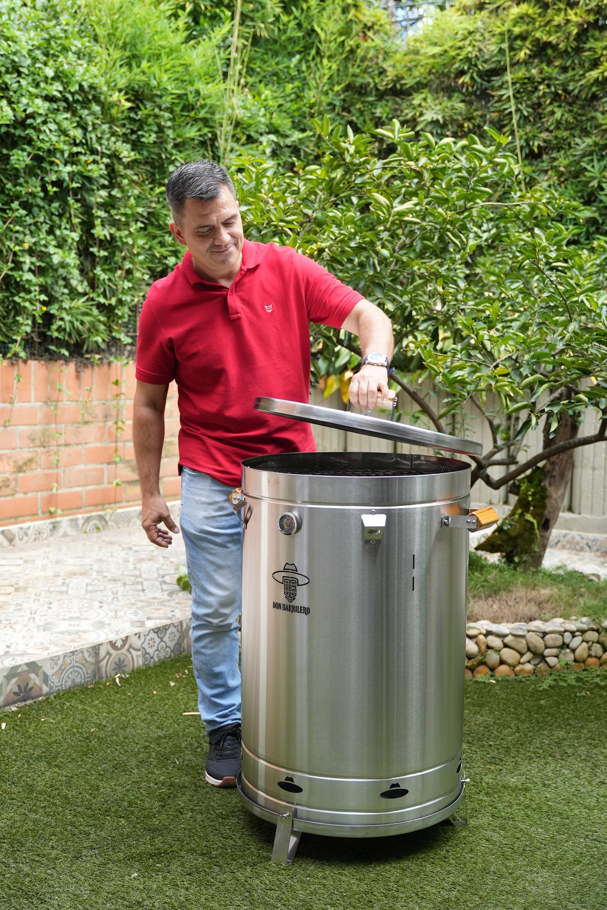BARRIL ASADOR-AHUMADOR 80 a 100 LIBRAS