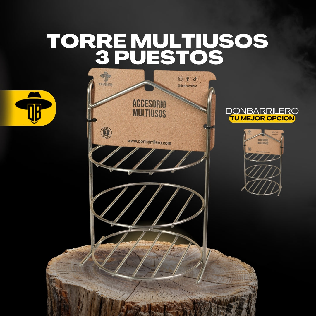 Torre para Hamburguesas 3NIVELES